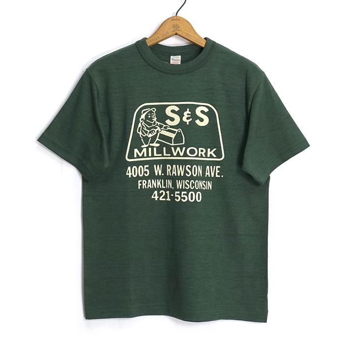 新品 日本製 ウエアハウス 4601 S &S 半袖 Tシャツ L グリーン WAREHOUSE [メール便可]ウエアハウス [4601S&S] 半袖 Tシャツ