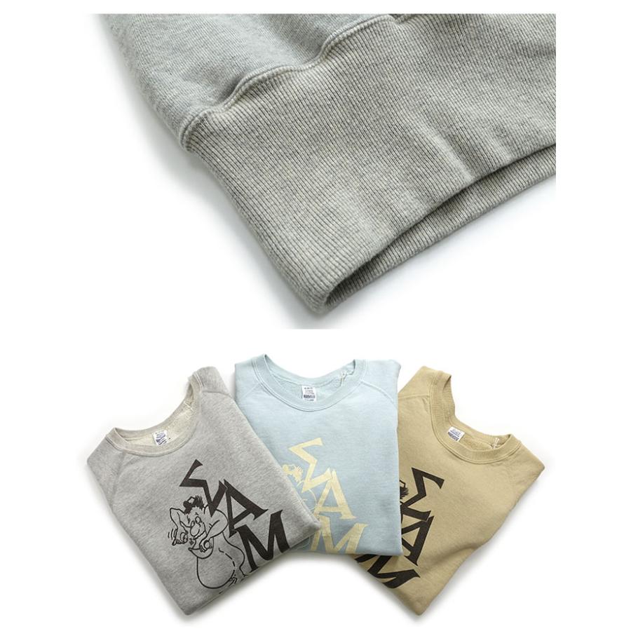 WAREHOUSE 461 2ND-HAND ラグランスウェット　M チャコール WAREHOUSE 2nd hand ウエアハウス 裏毛|丸胴|セコハン|ラグラン