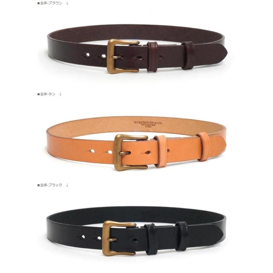 WAREHOUSE（ウエアハウス） [6041] レザー スリムベルト SLIM BELT