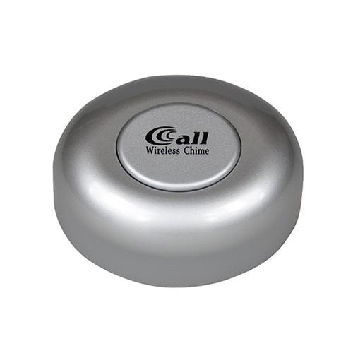 アイプッシュ10台セット(丸型:シルバー)/ワイヤレスチャイム