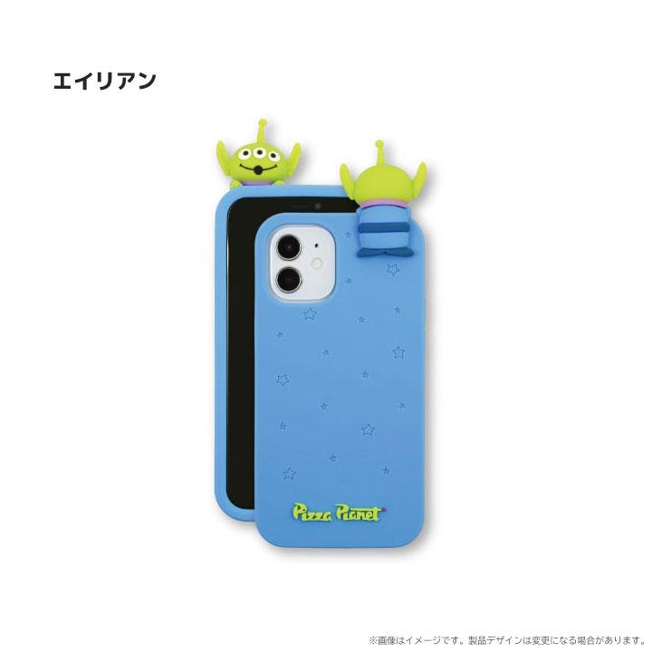 立体構造 人気 ディズニー ピクサー キャラクター iPhone12mini 5.4インチ シリコン カバー ケース くまのプーさん エイリアン かわいい |  | 02