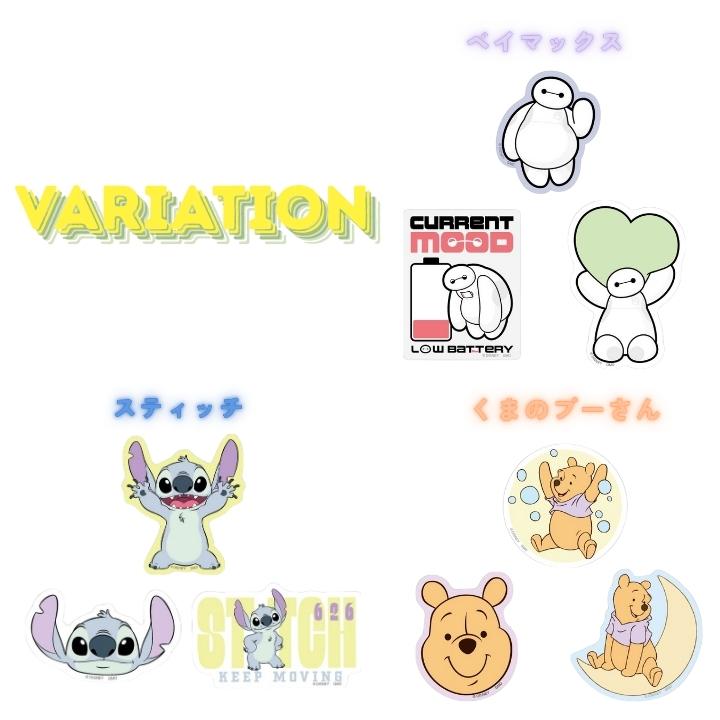 ディズニー キャラクター 蓄光モバイルステッカー ベイマックス
