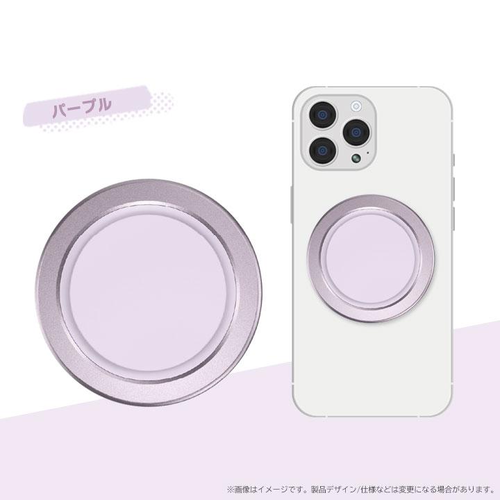 CHIP-POP スマホグリップ スマホスタンド 薄型 ホワイト ブラック