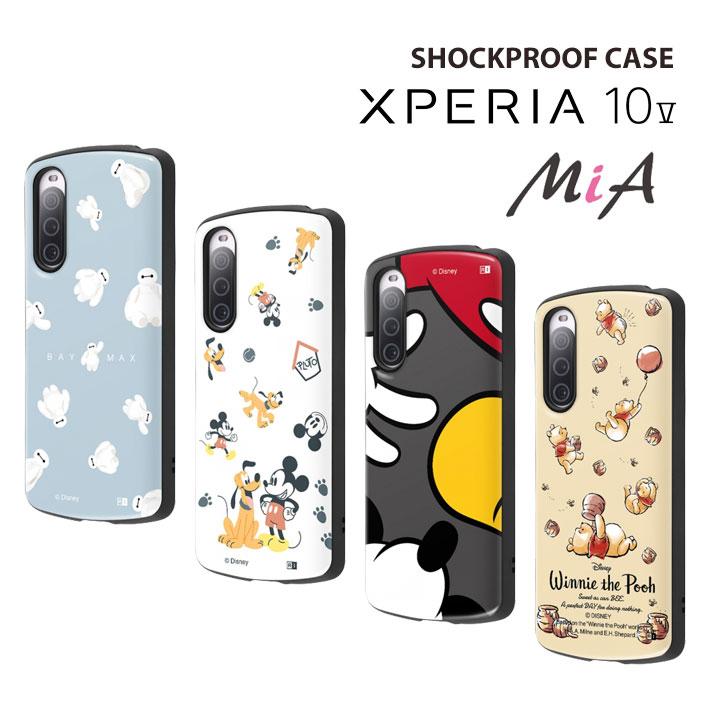 Xperia10V SO-52D SOG11 ディズニー 耐衝撃ケース MiA カバー