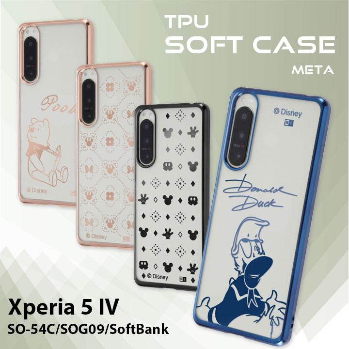 Xperia5IV SO-54C SOG09 SoftBank ディズニー TPUソフトケース META