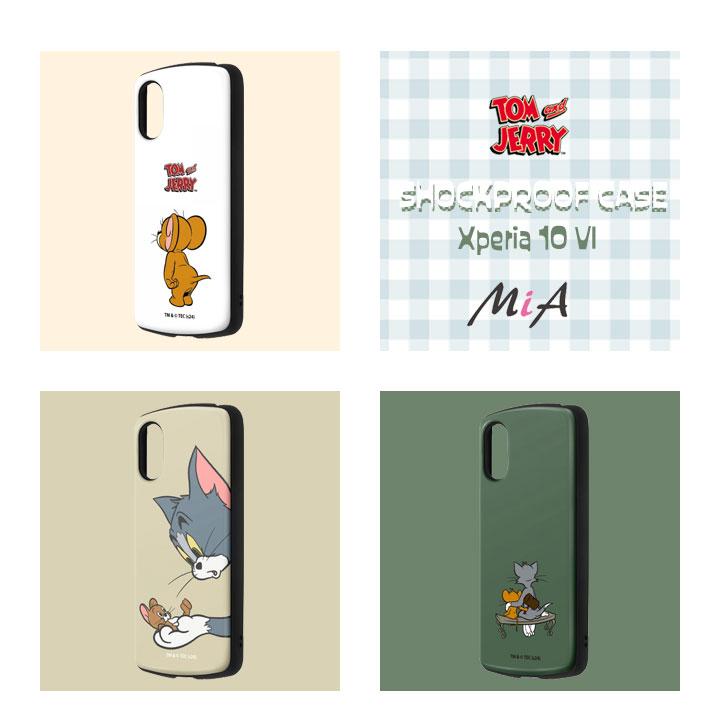 Xperia 10VI SO-52E ケース トムとジェリー 耐衝撃 TOMandJERRY トム