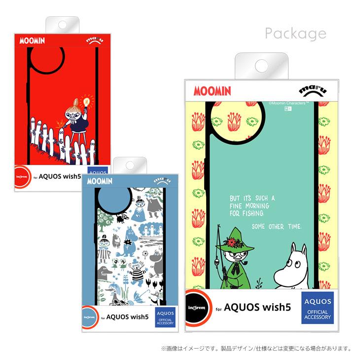 AQUOS wish5 かわいい キャラクター ケース 耐衝撃 ムーミン おしゃれ