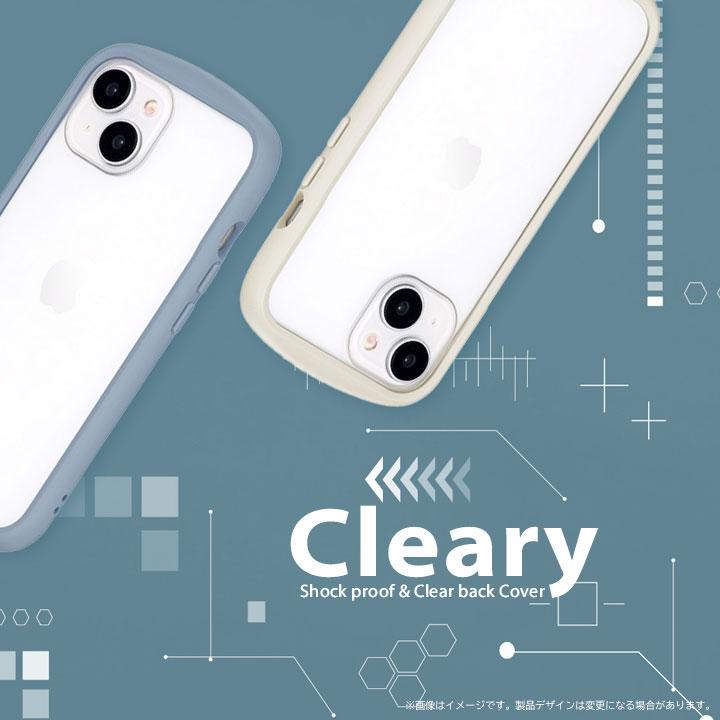 iPhone15 iPhone14 耐衝撃ケース クリア くすみカラー ハイブリッド