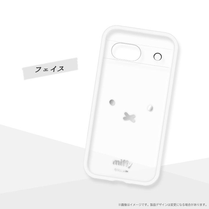 Google Pixel8a ケース ミッフィー IIIIfit clear クリア フェイス総柄