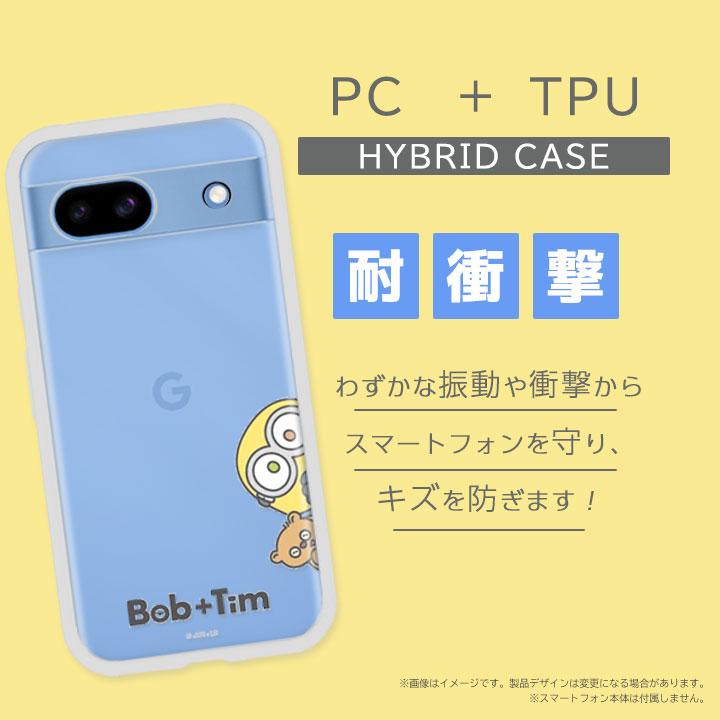 Google Pixel8a ケース 怪盗グルーミニオンズ IIIIfit clear クリア ボブ＆ティム Bob Tim メール便送料無料 |  | 03