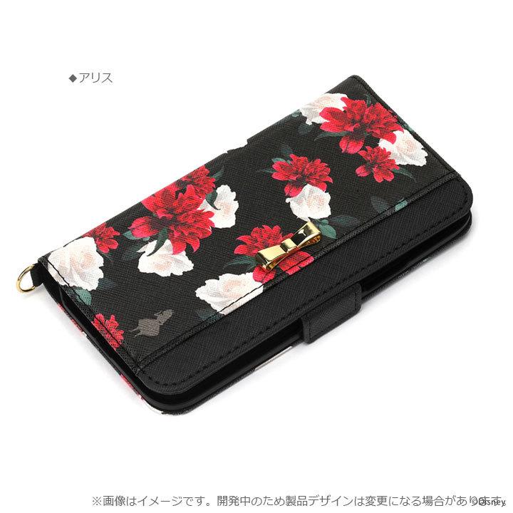 iPhone12mini 5.4インチ 高品質 手帳 ケース カバー レザー ディズニー ミニー アリス アリエル ラプンツェル かわいい おしゃれ カード収納 |  | 03