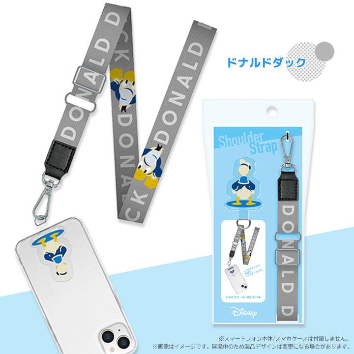 ストラップホルダー付 ショルダーストラップ Disney ミッキーマウス