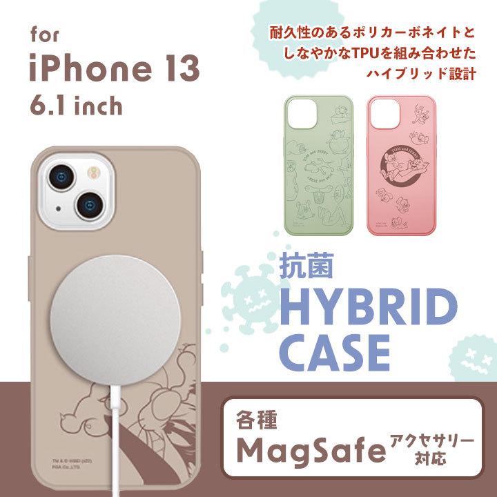 iPhone13 6.1インチ MagSafe対応 抗菌ハイブリッドケース アイフォン１３ 耐衝撃 SIAA トムとジェリー ルーニーテューンズ トゥイーティー｜clicktrust｜08