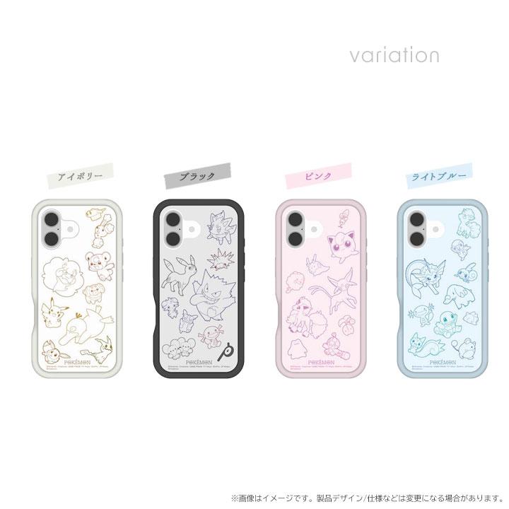 iPhone16 プランプフレームケース ポケットモンスター ポケモン