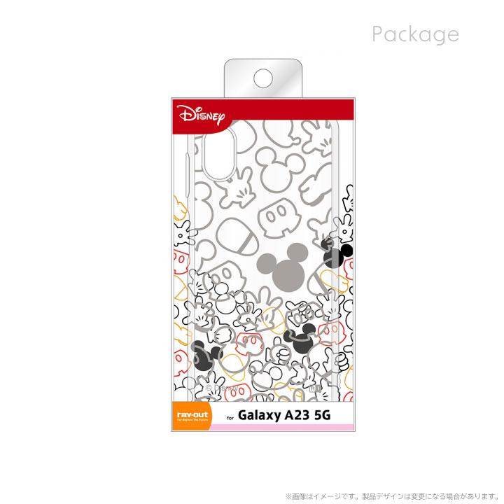 GalaxyA23 5G SC-56C SCG18 ディズニー TPUソフトケース キラキラ