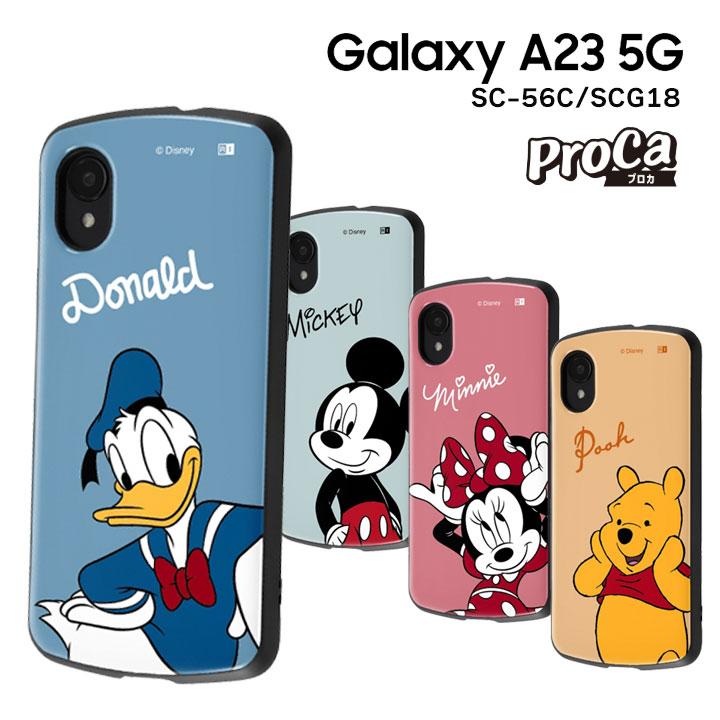 GalaxyA23 5G SC-56C SCG18 ディズニー 耐衝撃ケース ProCa ミッキー
