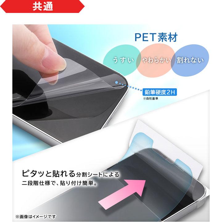 iPhone16ProMax フィルム 衝撃吸収 ブルーライトカット 光沢 反射防止 抗菌 抗ウイルス 液晶保護フィルム 画面保護 メール便送料無料 |  | 10