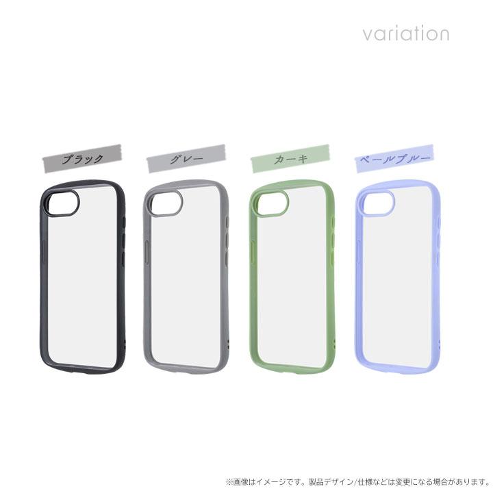 iPhone16e Puffull 耐衝撃 バンパー ハイブリッドケース ブラック ゴールド グレー カーキ ペールブルー メール便送料無料 |  | 01