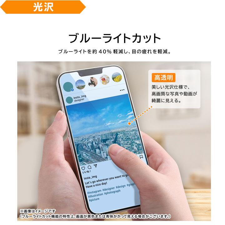 iPhone16e iPhone14 13 13Pro フィルム 平面保護 衝撃吸収 ブルーライトカット 光沢 反射防止 抗菌 抗ウイルス 液晶保護フィルム 画面保護 |  | 07