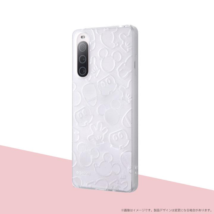 Xperia10V SO-52D SOG11 ディズニー TPUソフトケース キラキラ カバー