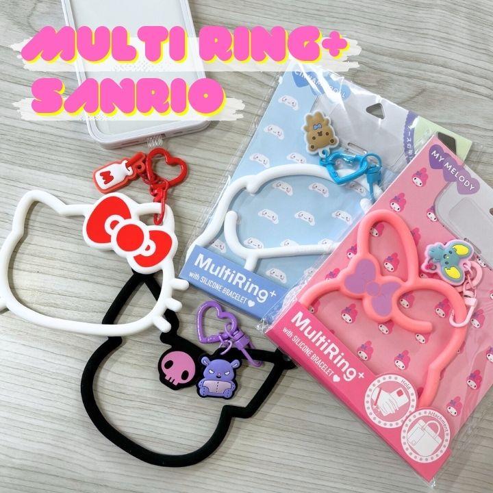 ハンドストラップ サンリオ スマホリング シリコンストラップ ホルダー