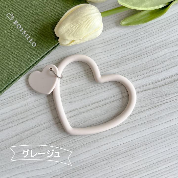 ハンドストラップ ハート スマートフォン スマホ 落下防止