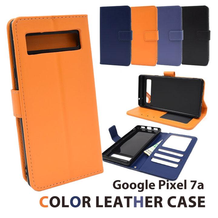 Google Pixe 7a 手帳型ケース 折りたたみ カード収納 ストラップ