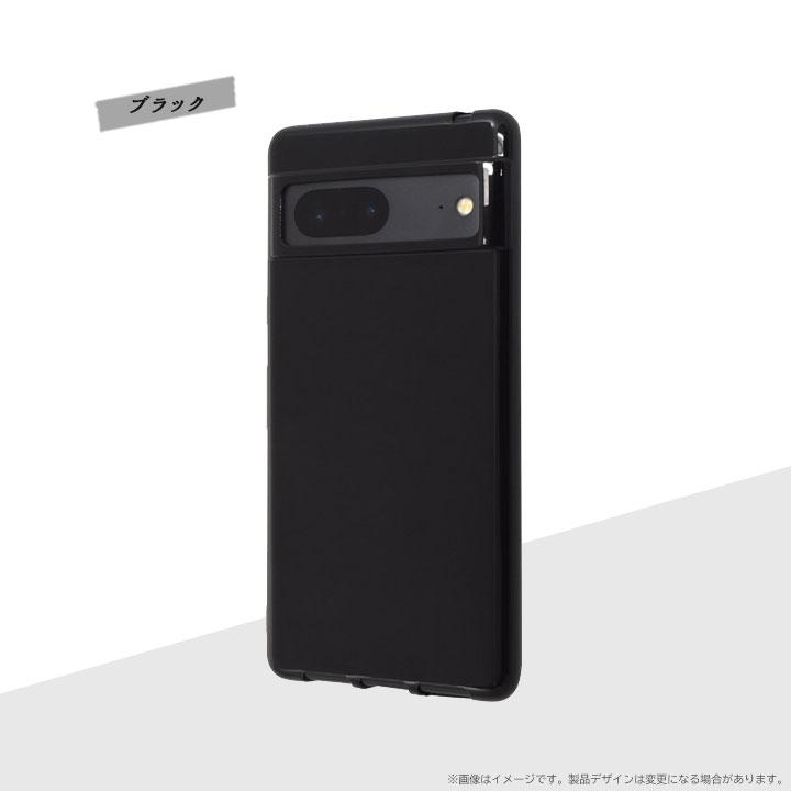 Google Pixel7 ソフトケース クリア ブラック ホワイト カバー