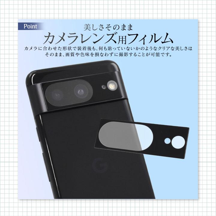 Google Pixel8 カメラ保護 ガラスフィルム カメラレンズカバー