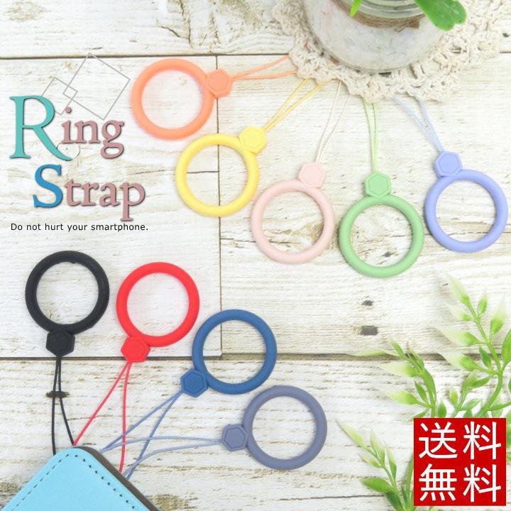リングストラップ スマホリング ストラップ かわいい おしゃれ カメラストラップ 携帯ストラップ 落下防止 スマホ メール便送料無料