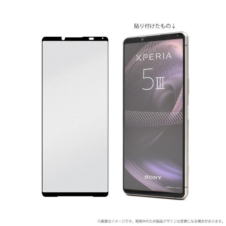 ほぼ無傷XPERIA 5 III SOG05(S)液晶保護ガラス付 SIMフリー