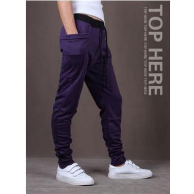 超人気のジョガーパンツ パープル 紫 Lサイズ 大きいサイズも スポーツにもかっこいい ジョギング スエットパンツ メンズ Phab221 C Life 通販 Yahoo ショッピング