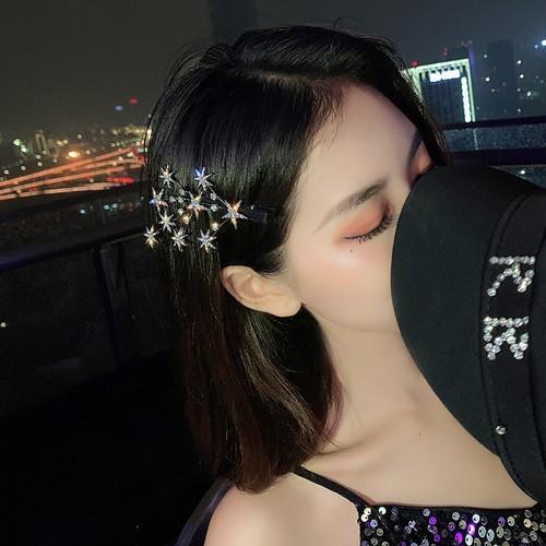 ヘアアクセサリー ヘアクリップ ヘアピン サイドクリップ スター キラキラ おしゃれ シルバー ゴールド ２点セット Zvpa1726 C Life 通販 Yahoo ショッピング