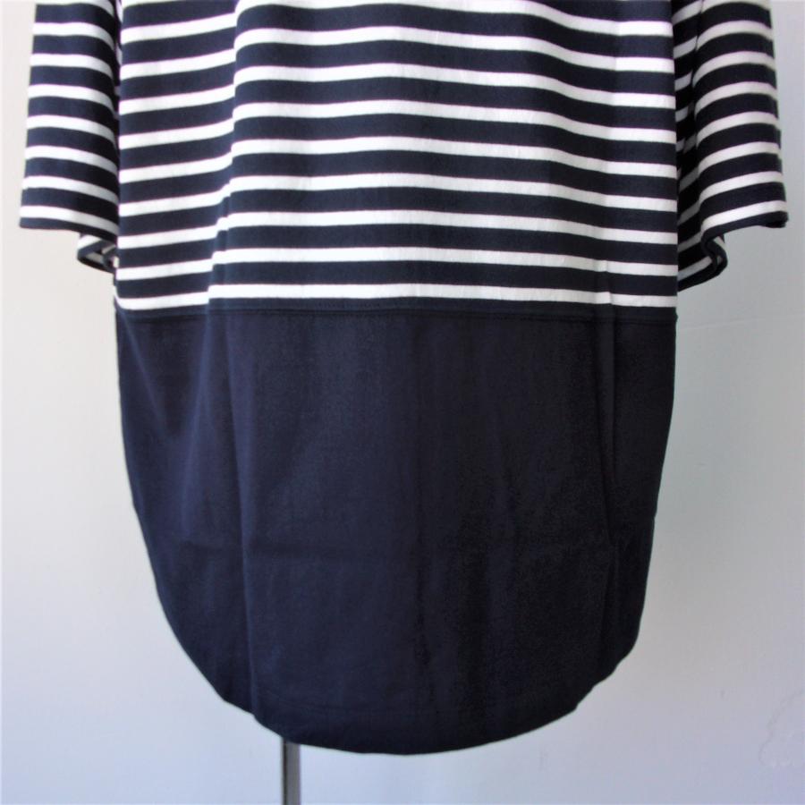 23 High Summer CURLY&co CURLY（カーリー）PANEL BORDER STRIPE TEE 