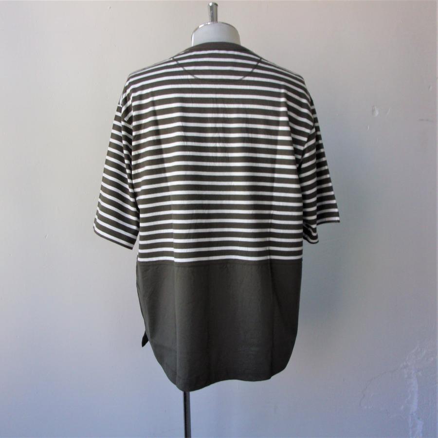 23 High Summer CURLY&co CURLY（カーリー）PANEL BORDER STRIPE TEE 
