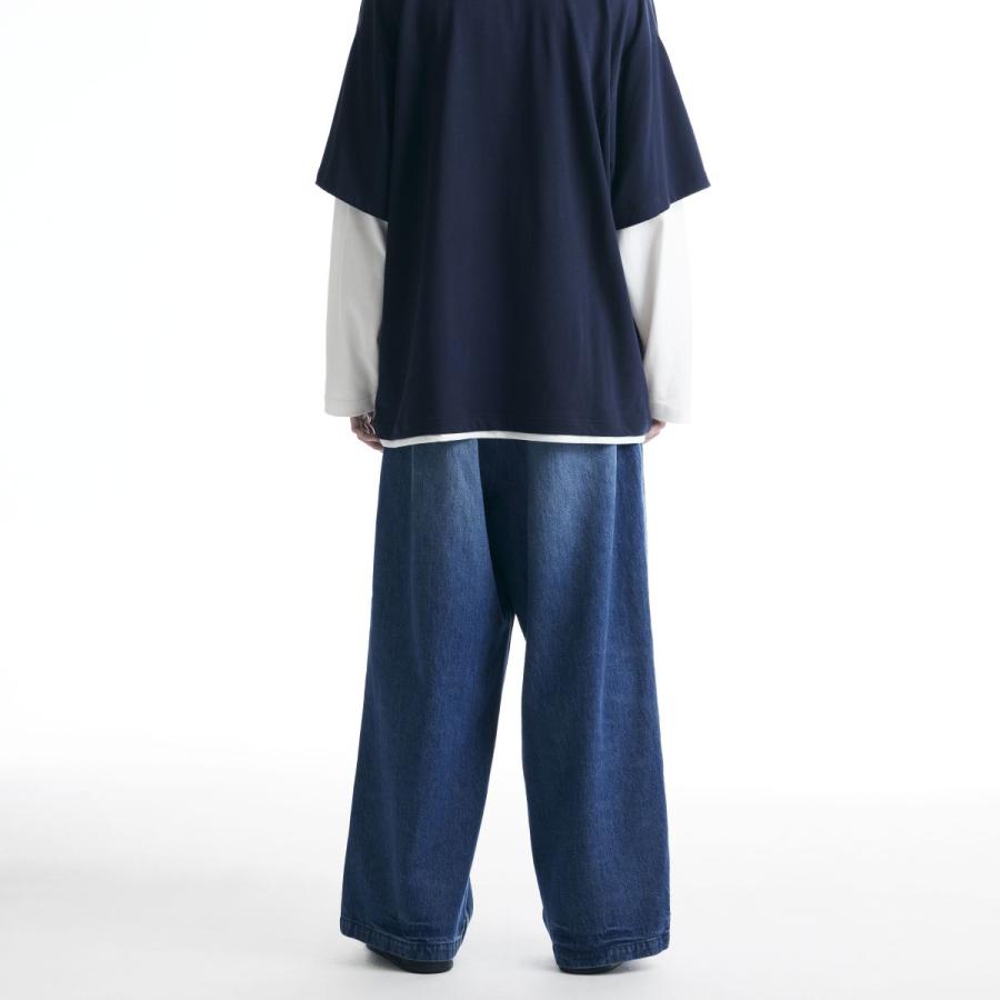 FARAH Maximum Wide Straight Pants -Indigo Vintage / FR0501 FARAH Maximum Wide Straight Pants -Indigo Vintage / FR0501