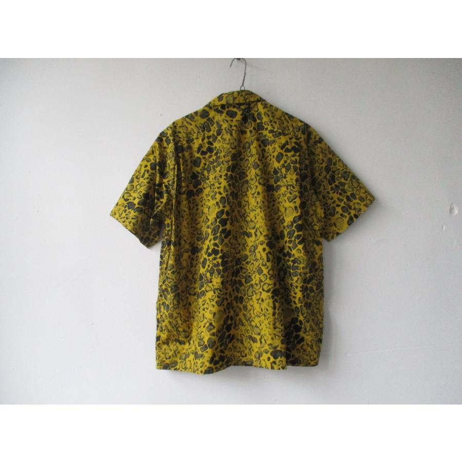 GOLD 【SALE】GOLD/ゴールド TILE LEOPARD COTTON SLAB S/S OPEN