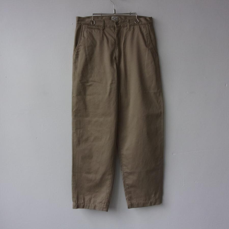 GOLD SELVEDGE WEAPON WIDE TROUSERS-GL42282 / ゴールド　ウェストポイント　ワイドトラウザー｜cliff-hitachi