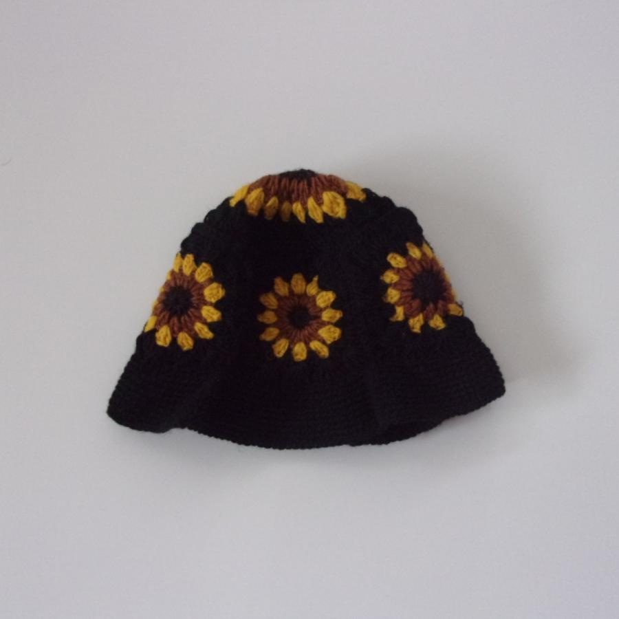 Niche.　 ニット ハット niche. 2021-Fall/WINTER. Niche Crochet Hat - SUN FLOWER