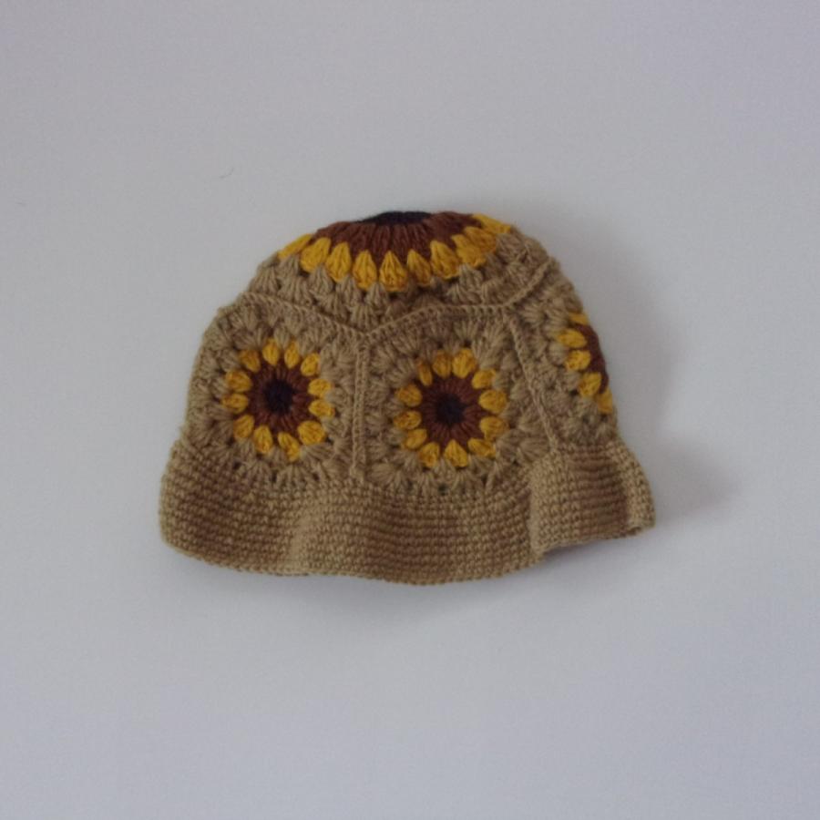 Niche.　 ニット ハット niche. 2021-Fall/WINTER. Niche Crochet Hat - SUN FLOWER