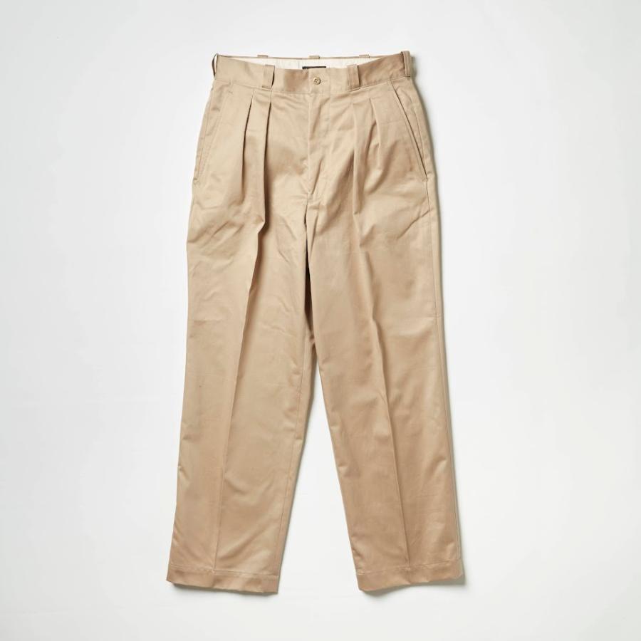 A VONTADE 【SALE】AVontade 2Tuck Marine Co. Chino Trousers A VONTADE 【SALE】AVontade 2Tuck Marine Co. Chino Trousers