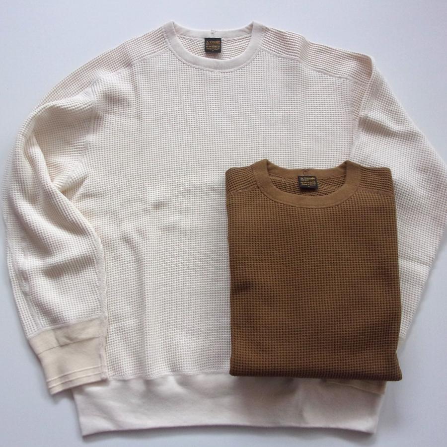 SALE】AVontade アボンタージ Big Waffle Crew Top / VTD-0581-CS 