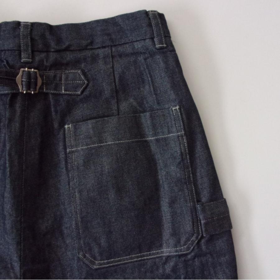 美品 ATELIER BETON デニム チェスター コート ジャケット ベルト お