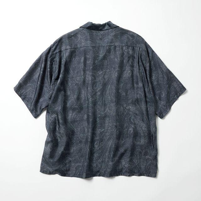 GOLD/ゴールド GL39651 PAISLEY PATTERN SILK TWILL S/S OPEN SHIRT　【2026SS新型】の画像
