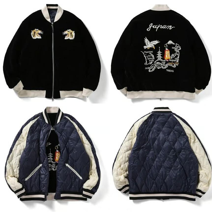 TAION★ ジャパンスペシャルリバーシブル スカジャン ダウン★L値引交渉不可 TAION（タイオン） ジャパンスペシャル リバーシブル スカジャン