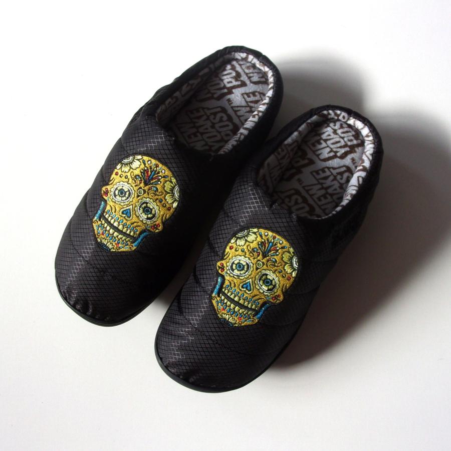 SUBU（スブ） NEWYOAKE POSTxSUBU GOLDEN SUKULL SANDALS - FLOWER