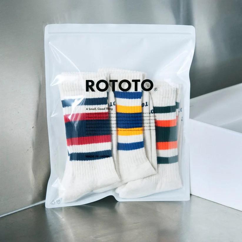 ROTOTO（ロトト） ROTOTO 3 PACK EVERYDAY ATHLETIC SOCKS / R1622