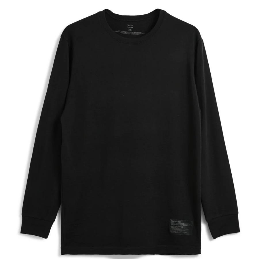 TAION メリノウール アンダーウェア ロングスリーブ Tシャツ-U03MWMT