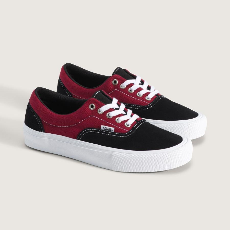 27.5 VANS バンズ VANS SKATE ERA スケート エラ レッド VANS（ヴァンズ） Vans Skate ERA - Black/DarkRed- ヴァンズ(バンズ