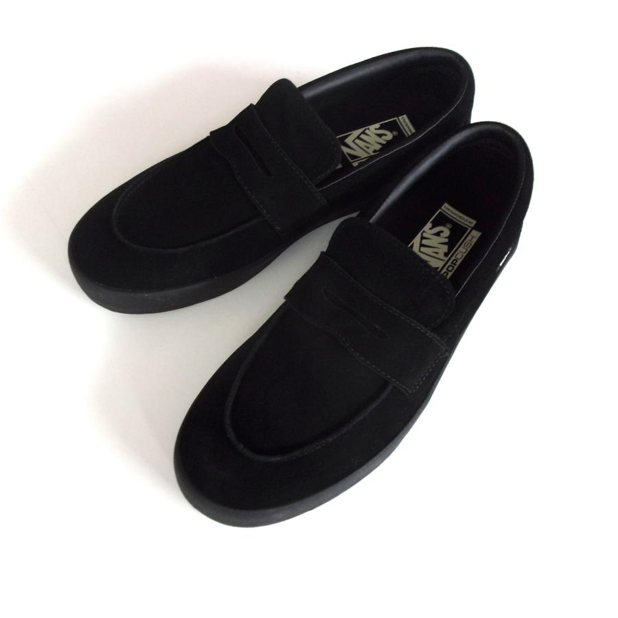 VANS SKATE LOAFER スケートローファー スエードブラック VANS（ヴァンズ） Vans Skate Loafer - Suede - Black/Black - バンズ